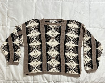 Vintage Krizia of Italy Hand-Knit Sweater - men’s size XL