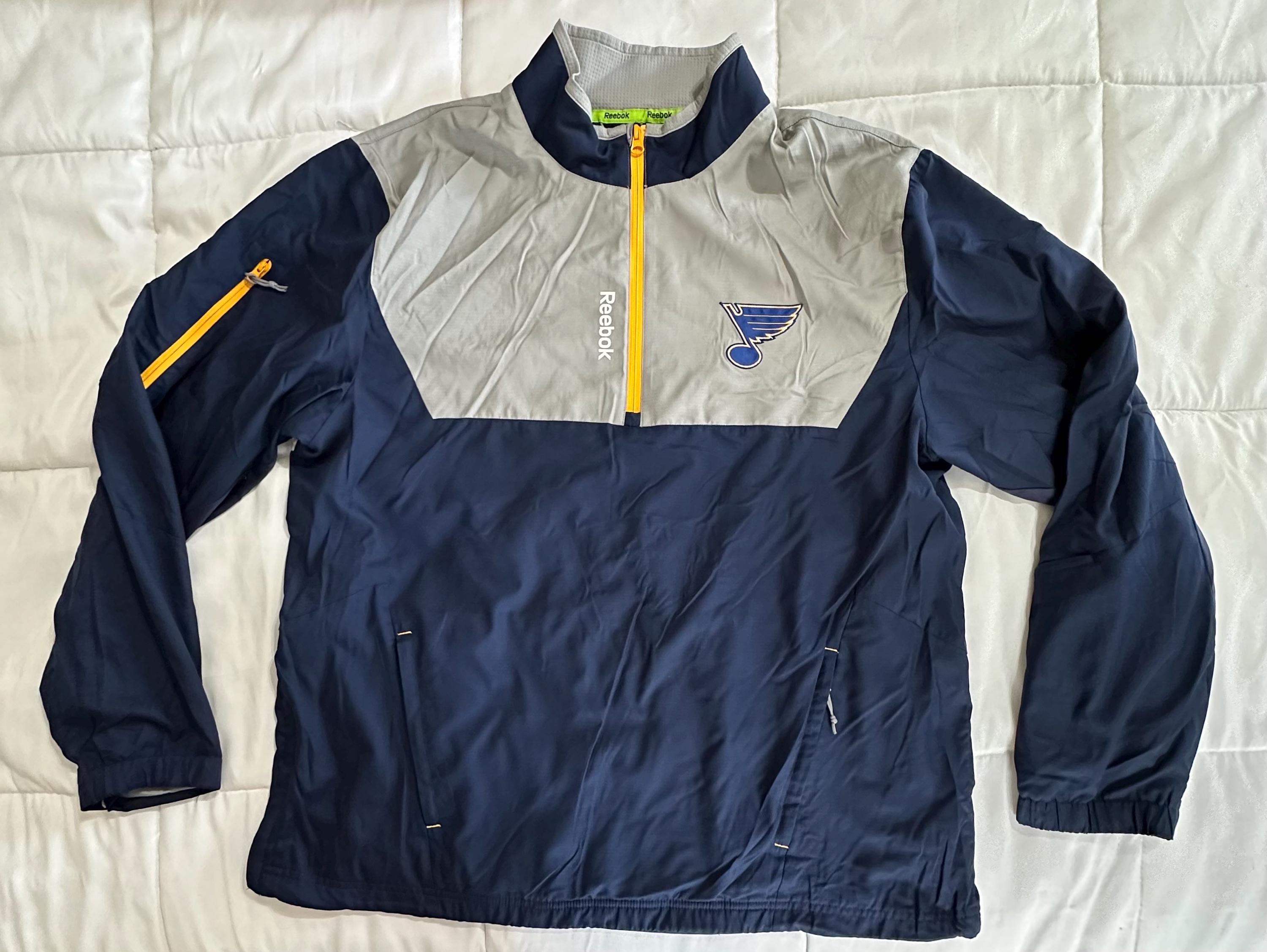 Reebok NHL St. Louis Blues Center Ice Collection Pullover Jacket