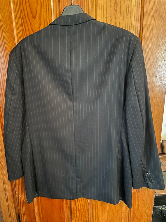 Jones New York Black Pinstripe 3 piece Suit - Siz… - image 2