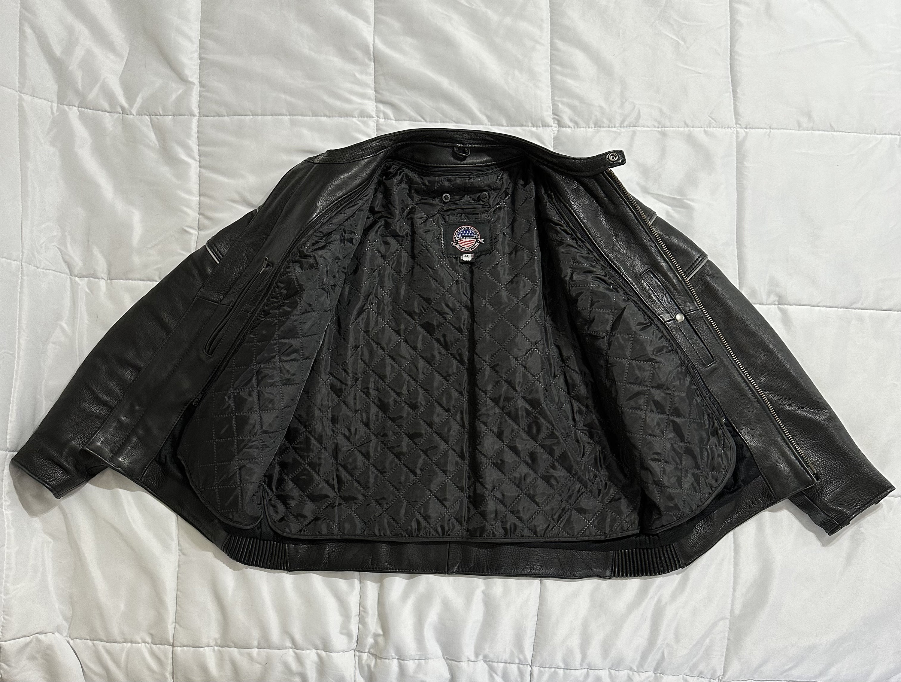 Bucati Leather Motorcycle Jacket - Size 48 (2XL) - Etsy