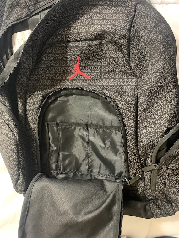 Vintage Nike Michael Jordan #23 Black and Gray With Red Air Jordan