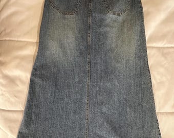 Y2K Chadwick’s Langer Maxi Jeansrock - size 4