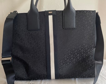East-West Tote Bag Beige and Black Maxi Dior Oblique Jacquard