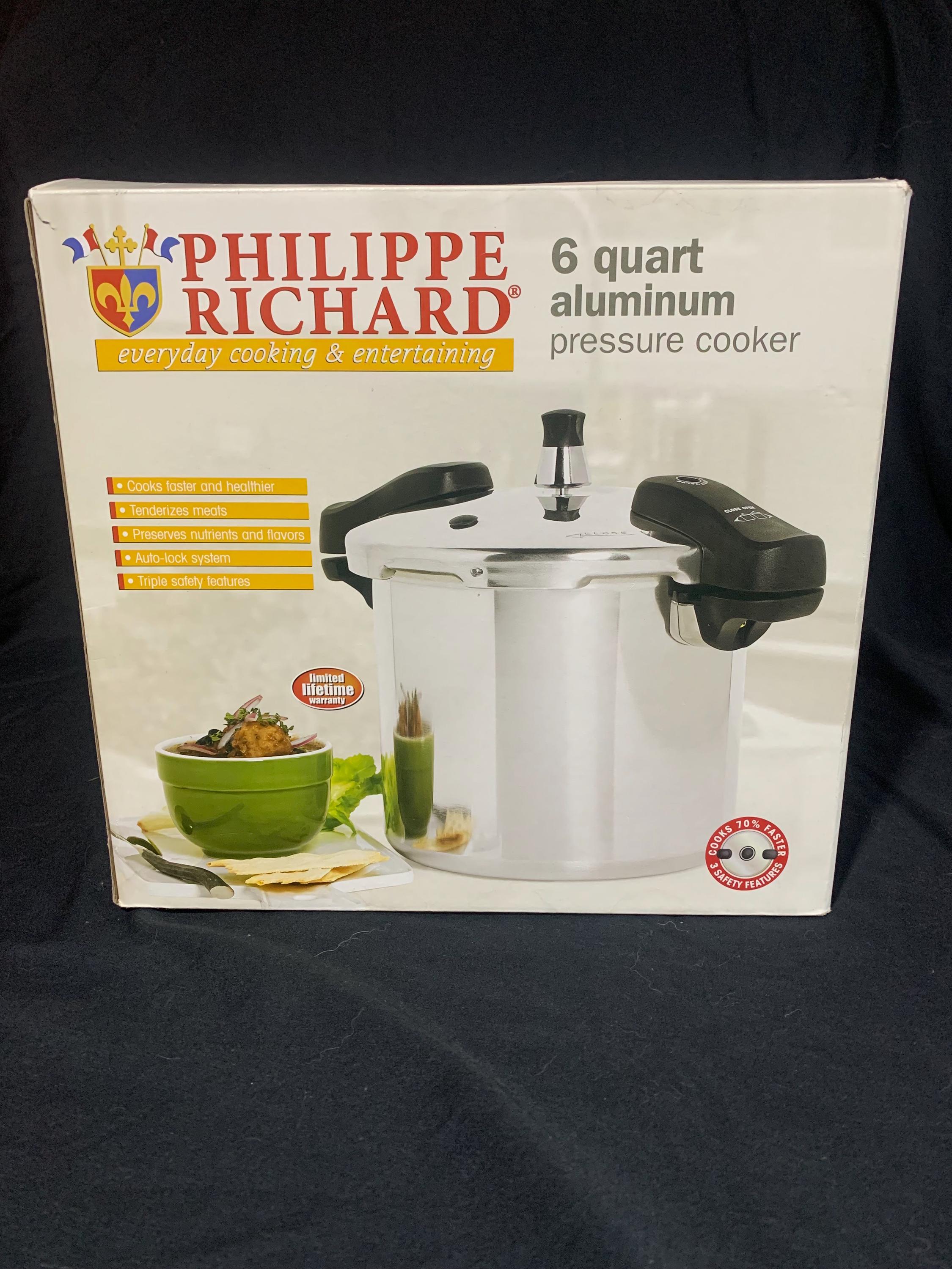 Philippe richard 6 quart pressure cooker hotsell