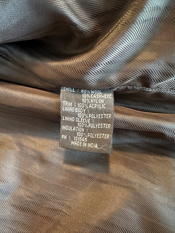 Cezani Cashmere/Wool Blend Coat - size XL - image 4