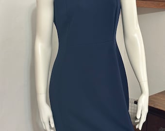 Calvin Klein Stretch Crepe Sleeveless Sheath Dress Navy Blue or Gray - Size  10 - NWOT - Etsy