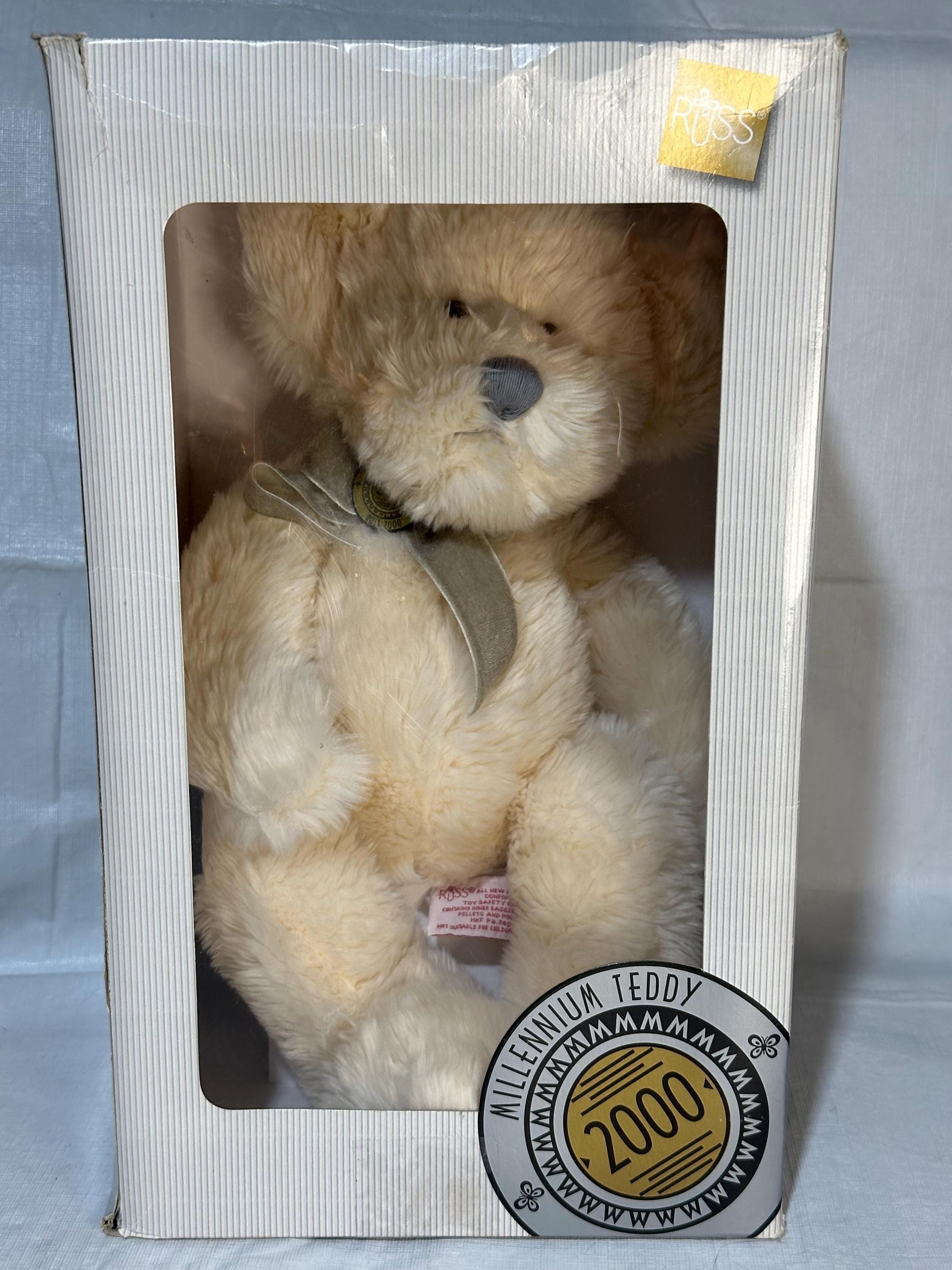 Russ Berrie Millennium 2000 Teddy Bear IOB - Etsy