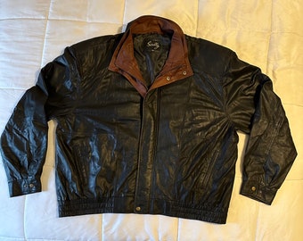 Scully Men's Leather Bomber Jacket - size 3XB
