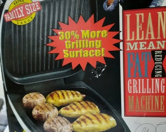 George Foreman Grill w/Timer, Bun Warmer & Removable Plates 