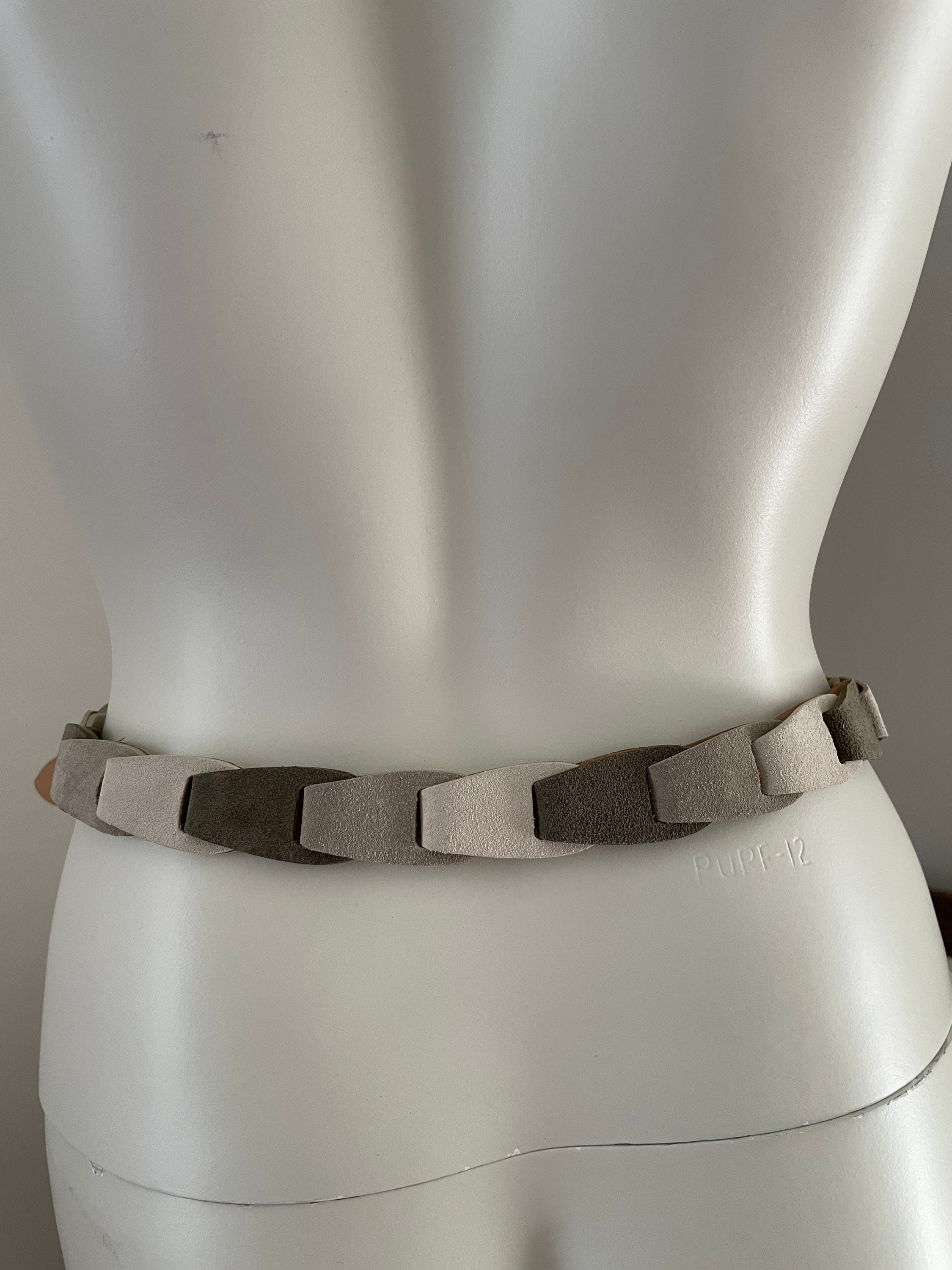 Carlisle Gray Leather Belt.  Size XS Carlisle Women main image 4