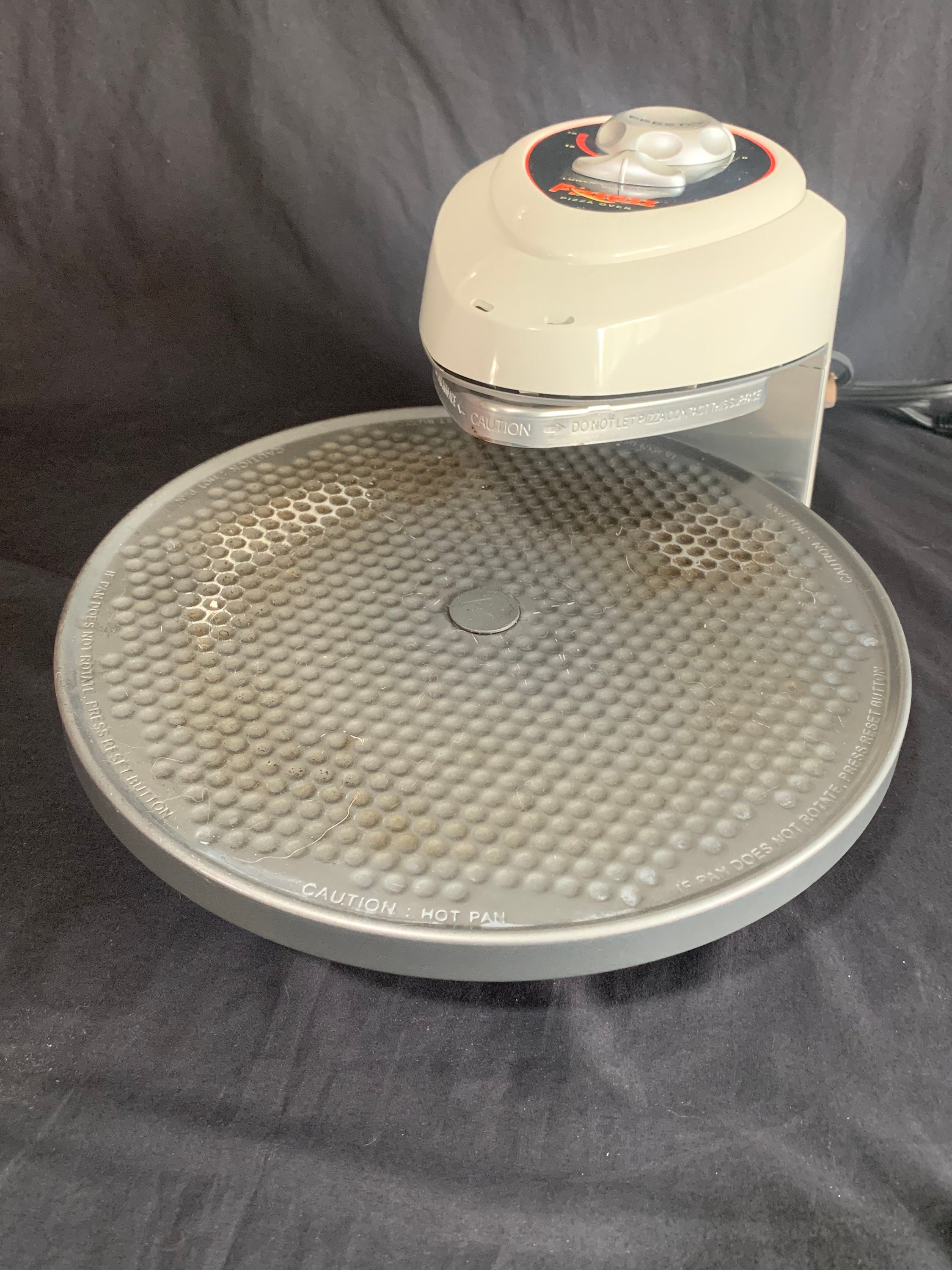 Stainless Steel Pizza Pizzazz Replacement Pan Presto Rotating