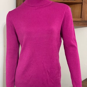 Pink Sweater Sweater Pink Sweaters Women Turtleneck Sweater Turtleneck Warm Sweater  Pink Turtleneck 
