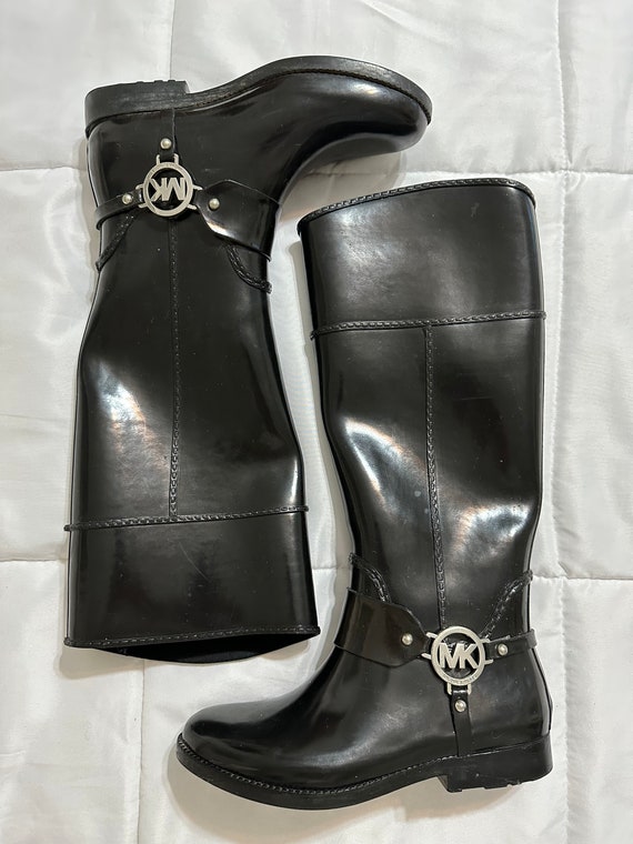 Michael Kors Women's Fulton Calf Rain Boots Shoes 