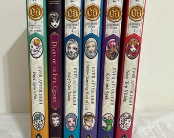 Ever After High Set of 6 Harcover Books