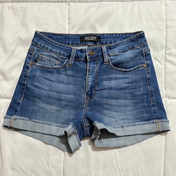 Judy Blue Jean Shorts Cuffed High Rise - size 27