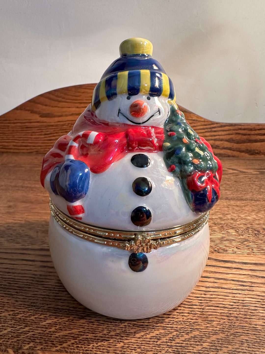 Vintage Mr. Christmas Snowman Holiday Porcelain Animated Etsy