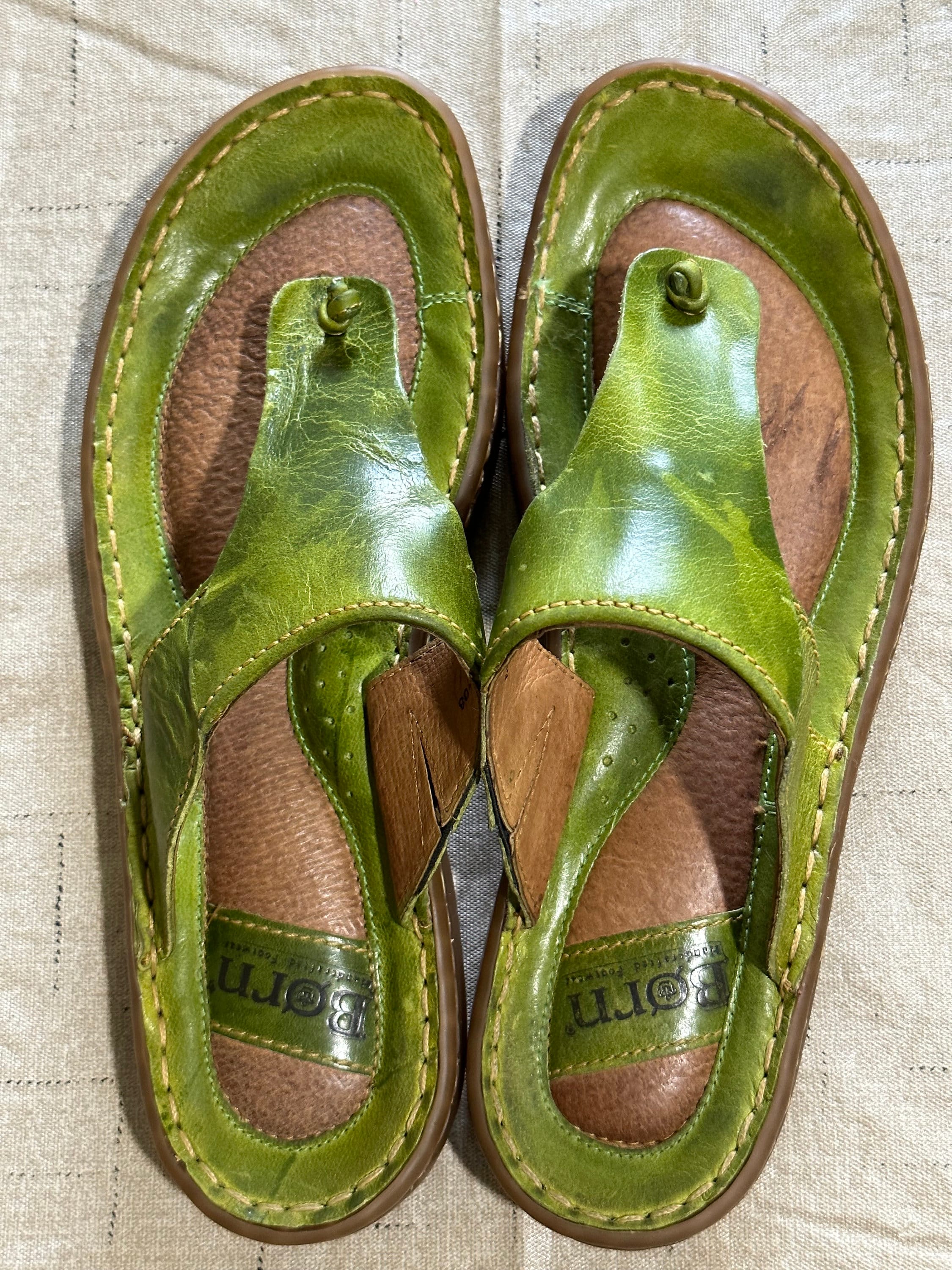 Leather sandals by born best sale