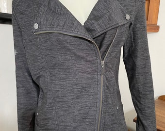 Harley Davidson Gray/Black Moto Jacket - Size M - NWT