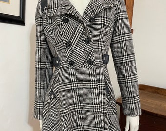 Jas 80&#39;s Guess Houndstooth-wolmix - maat S