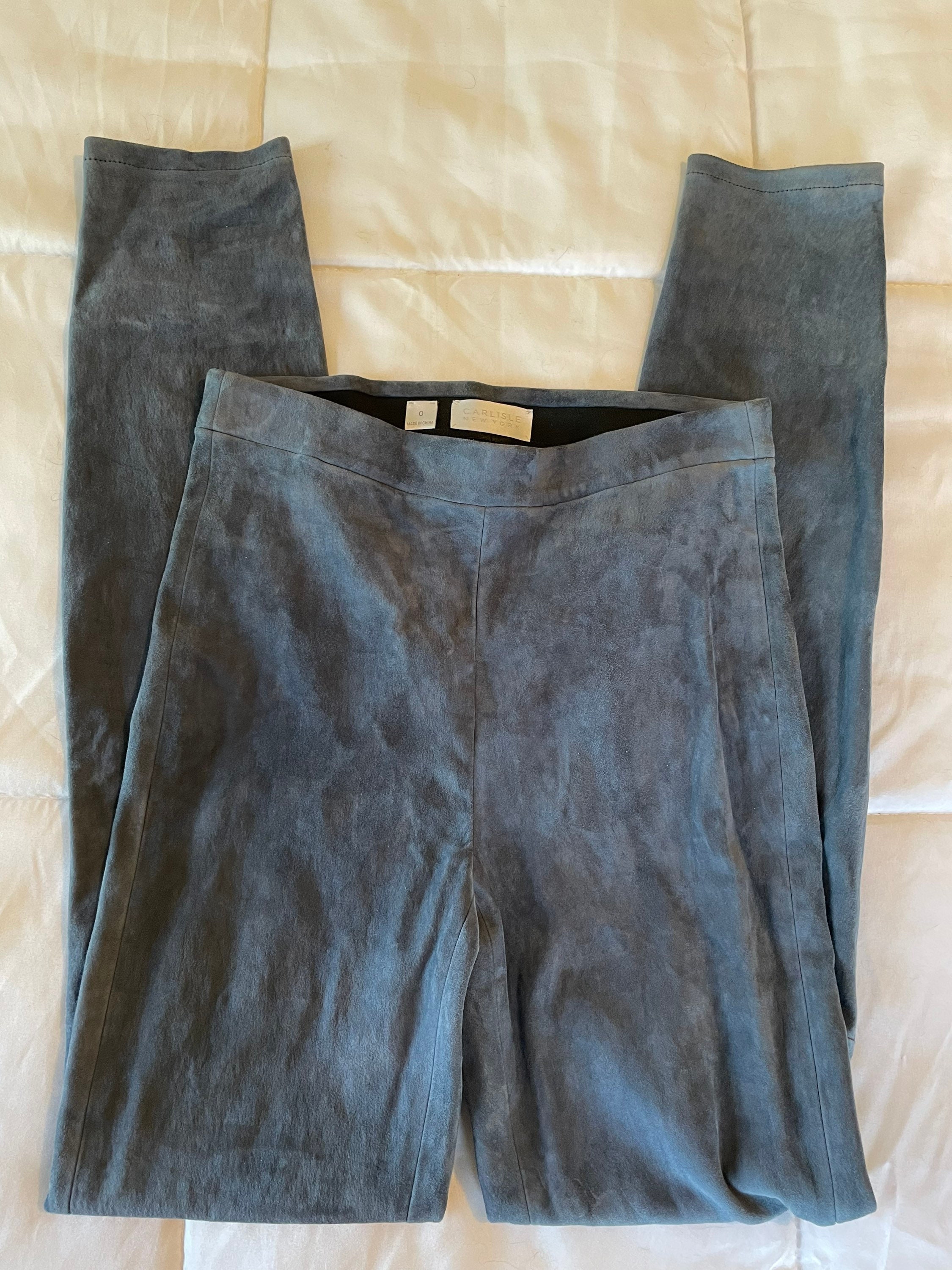 Faux-suede legging, Contemporaine