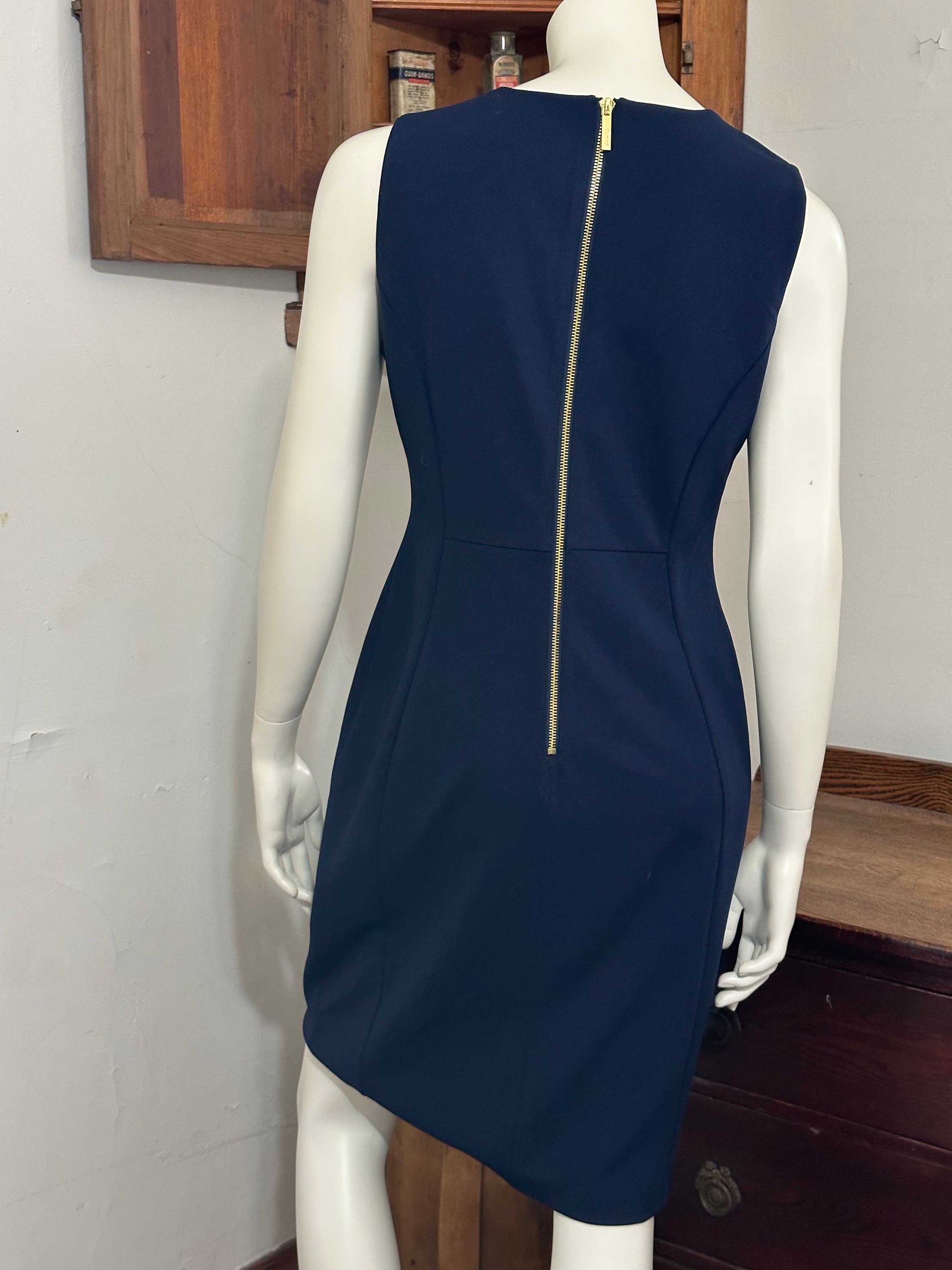 calvin klein blue sleeveless dress Hyacinth House Navy & Cornflower Blue Vines Amelia Maxi Dress Navy & Cornflower Blue Vines / L main image 1