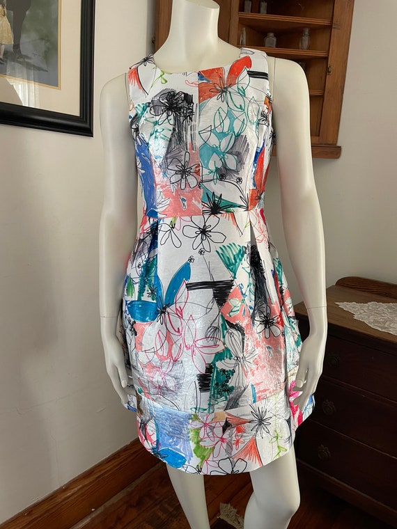 Doncaster Collection Multi-Colored Dress - size 4P