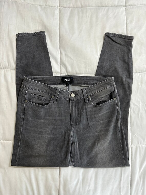 Jeans Skinny Paige Verdugo Taille 25 – Dark Wash Cropped, Occasion En Excellent état (EUC)