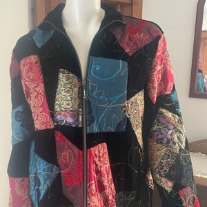Chicos velvet cheap jacket