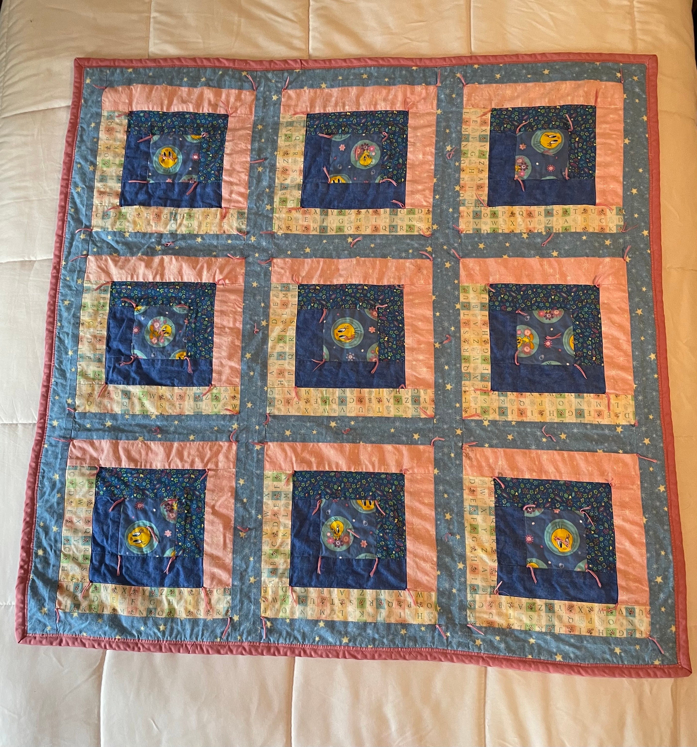 Tweety Bird Blanket Vintage Quilt - Etsy