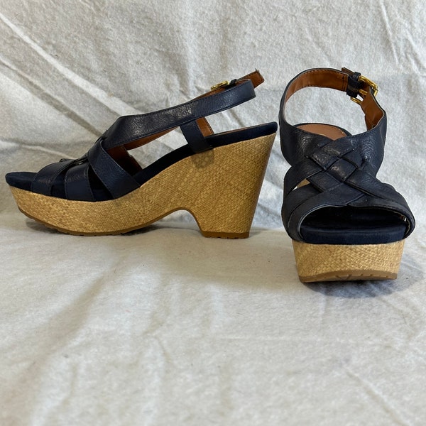 Chaps Jaida Platform Wedge Sandals - Size 8.5B - NWOB