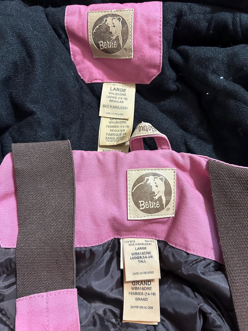 Berne Women's Softstone Duck Insulated Bib Overalls With Matching