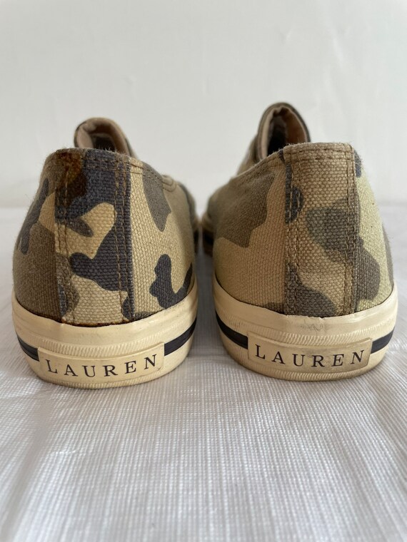 Ralph Lauren Brena Green Camo Slip-on Casual Sneaker, No  display picture 2