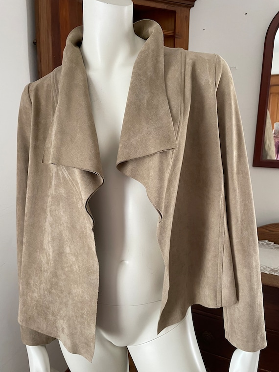 Vintage 80’s Karen Kane Faux Suede Jacket Size L