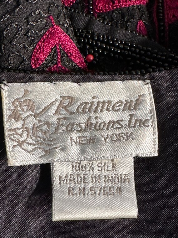 Vintage Raiment Fashions Inc. New York Beaded Emb… - image 5