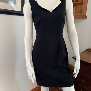 Vintage 80’s Ann Taylor Black Dress size 2