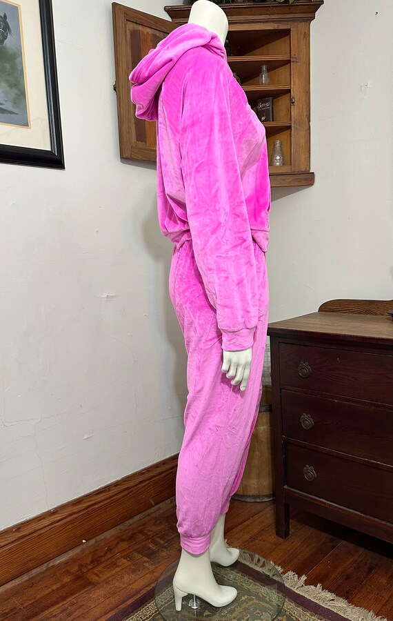 Victoria's secret clearance pink velour tracksuit