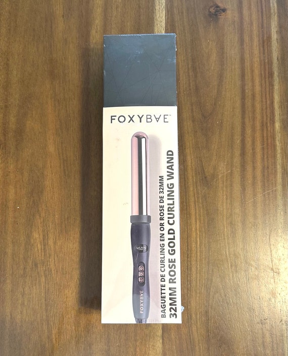 FoxyBae Rose Gold 32mm Curling Wand NIB