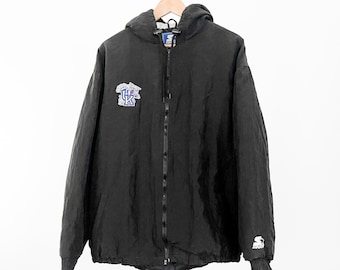 90s Kentucky Wildcats Starter Jacket L | Vintage University of Kentucky Windbreaker Zip Up Black Wildcat Pride Streetwear Hoodie Adult Large