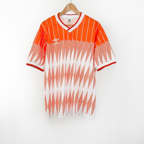 90s Umbro Holland Orange Jersey Soccer XL Vintage Football 