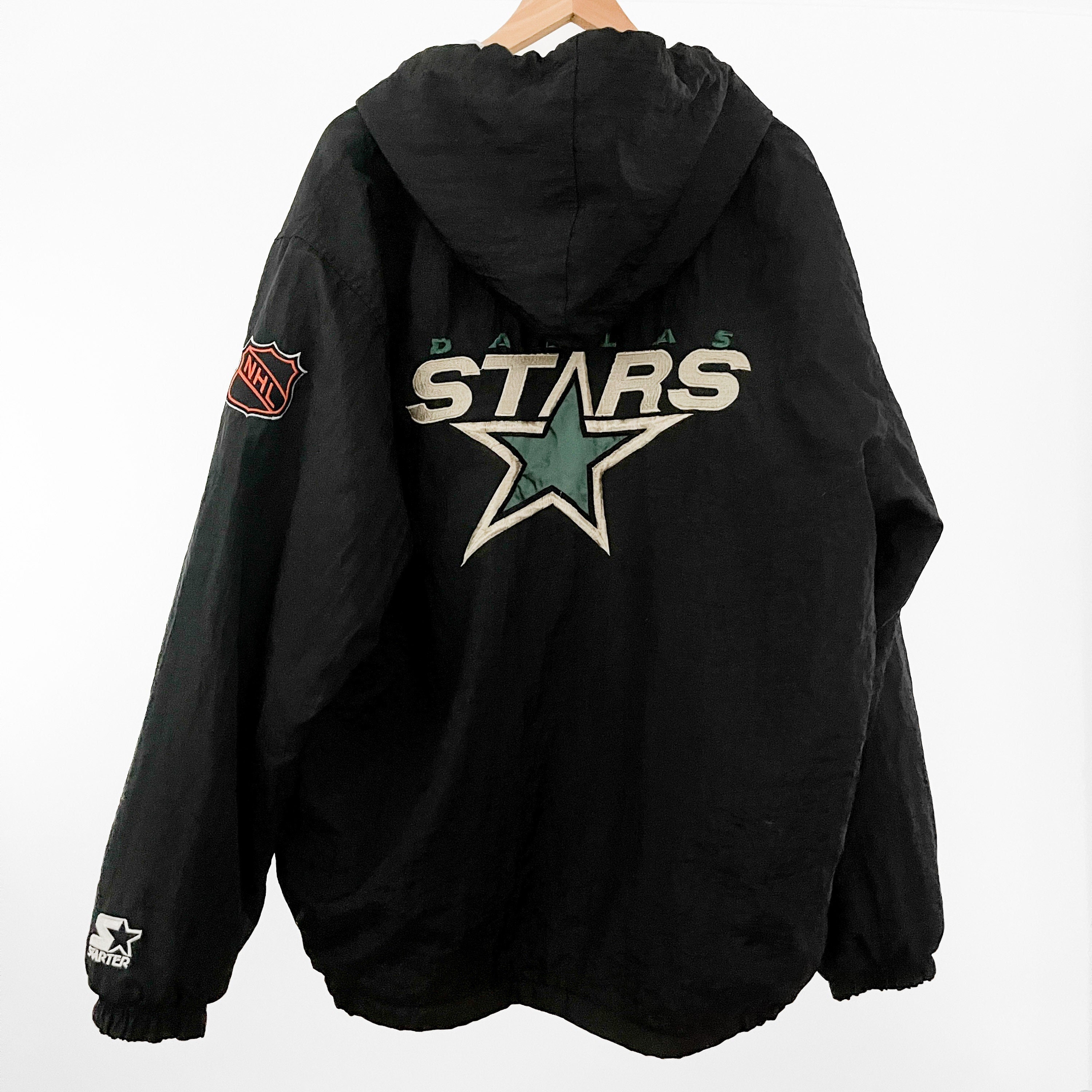 90s Dallas Stars NHL Starter Jacket L | Rare Vintage Black