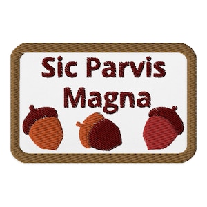 Sic Paris Magna Embroidered patch