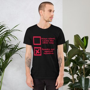 Gerechtigkeit spricht Unisex T-Shirt