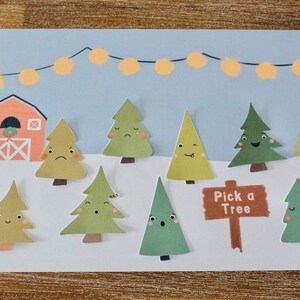Actividades imprimibles del árbol de Navidad, Imprimibles preescolares de invierno, Actividad navideña, Actividades de aprendizaje de emociones, Plan de estudios de prekínder
