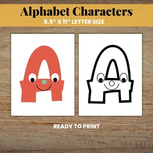 Lettere dell'alfabeto della settimana, Pagine da colorare con l'alfabeto, Colorazione ABC, Poster con alfabeto, Circle Time, Curriculum prescolare