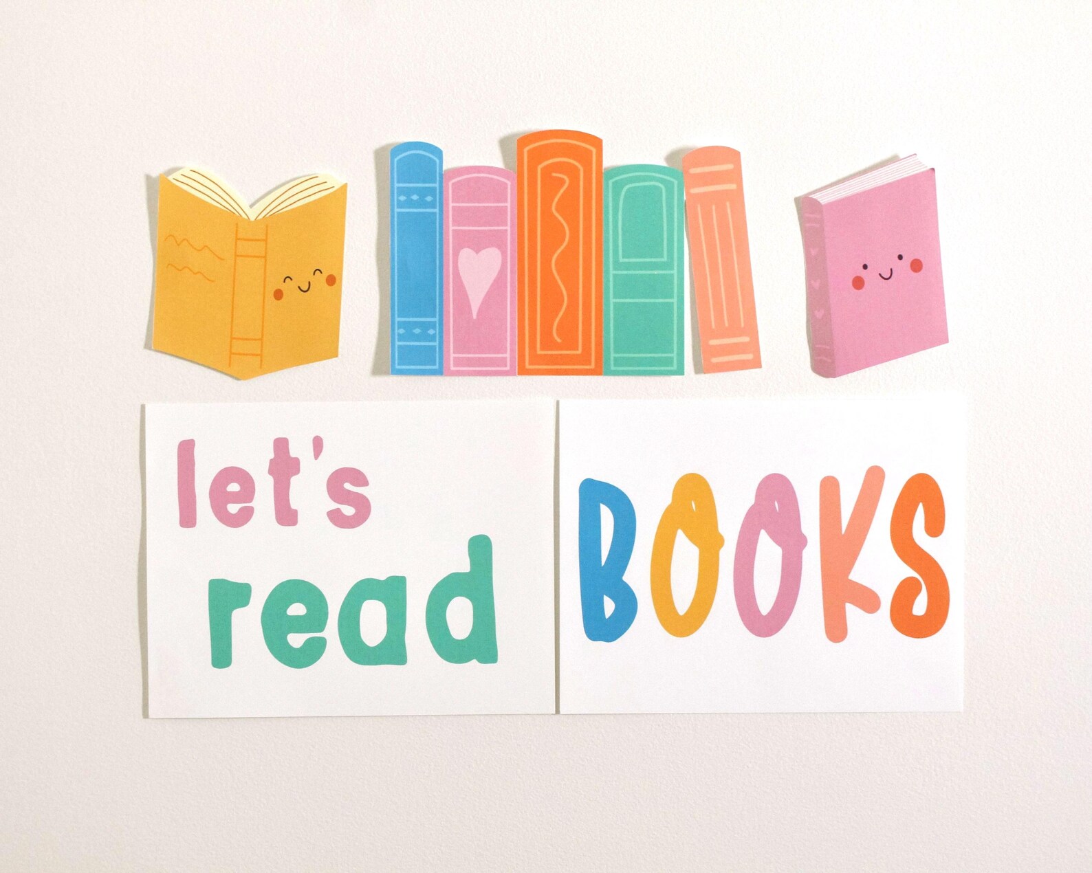 Let's Read Poster.pdf Let's Read BOOKS Classroom Posters: Reading Nook Decor (digital ...