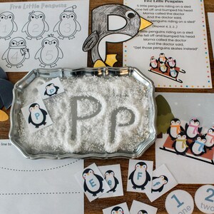 P is for Penguin Activity Pack, Preschool Curriculum, Winter Printable Activities, Circle Time, Kindergarten, Penguin Craft