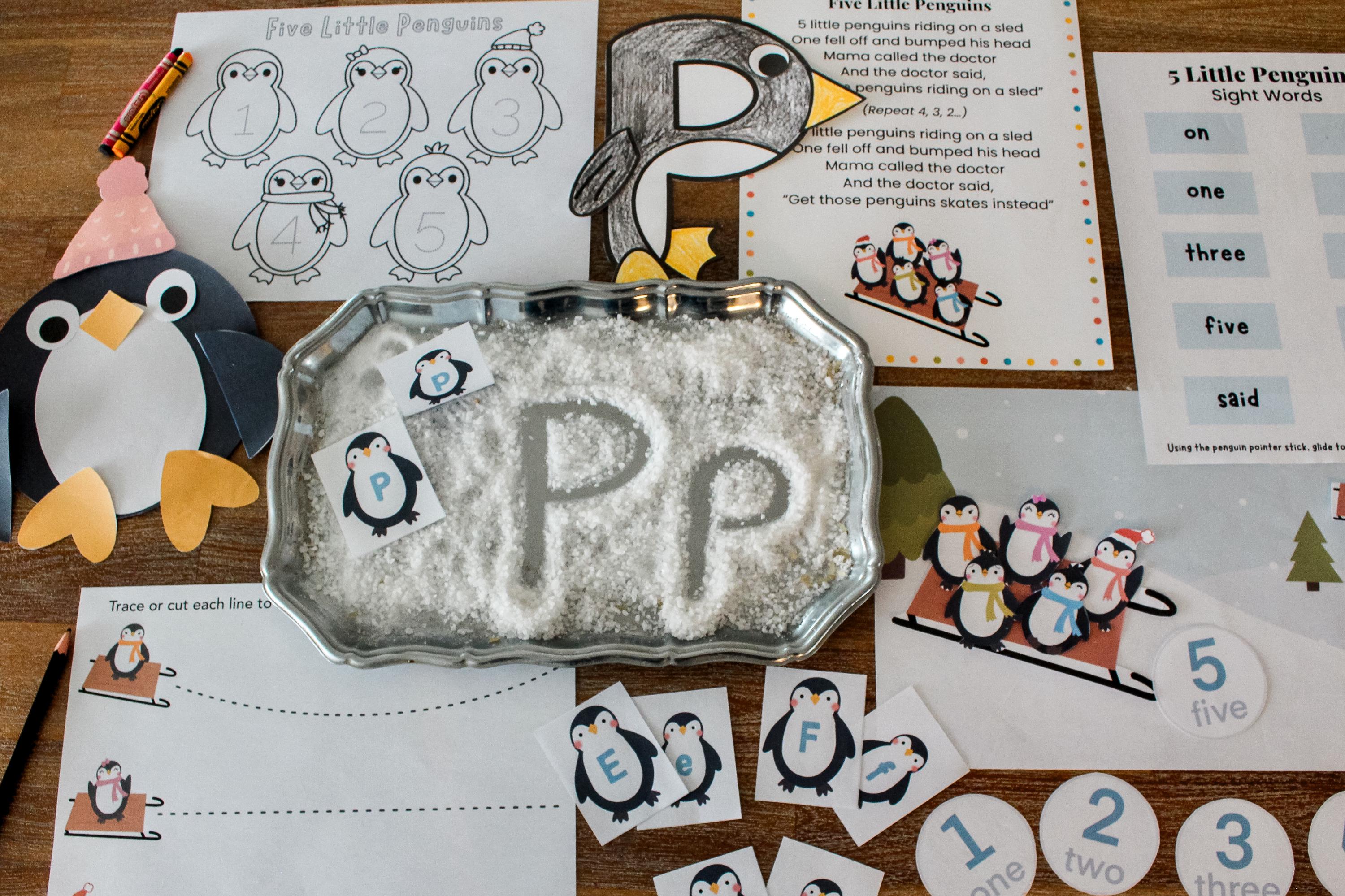 38 Penguin Crafts: Fun and Creative Ideas for the Whole Family 28 P is for Penguin Activity Pack, Preschool Curriculum, Winter…