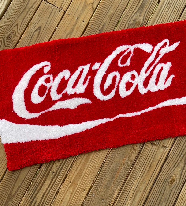 Coca Cola Rug Etsy