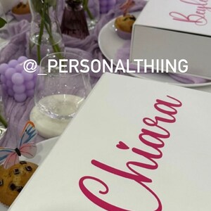 Personalized gift box with name - bride box - Jga gift - birthday gift - Mother&#39;s Day - gift packaging - maid of honor
