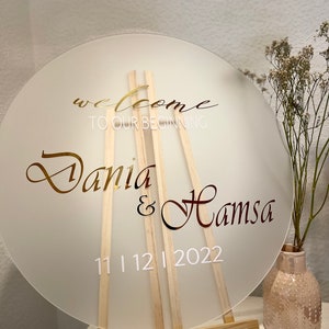 Willkommensschild Hochzeit • Hochzeit • Empfangstafel • kiz Evi naz Evi • Welcome • Hochzeitsdeko • Hochzeitsschild • Tischaufsteller